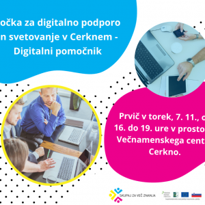 Točka za digitalno podporo in svetovanje v Cerknem - Digitalni pomočnik
