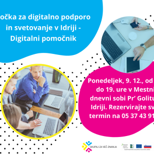 Digitalni pomočnik v Idriji!