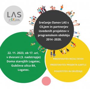 Vabilo na srečanje članov LAS s CILjem in partnerjev izvedenih projektov v programskem obdobju 2014 -2020