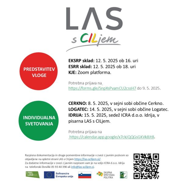 LAS s CILjem: Predstavitev vloge, svetovanja in dokument idej