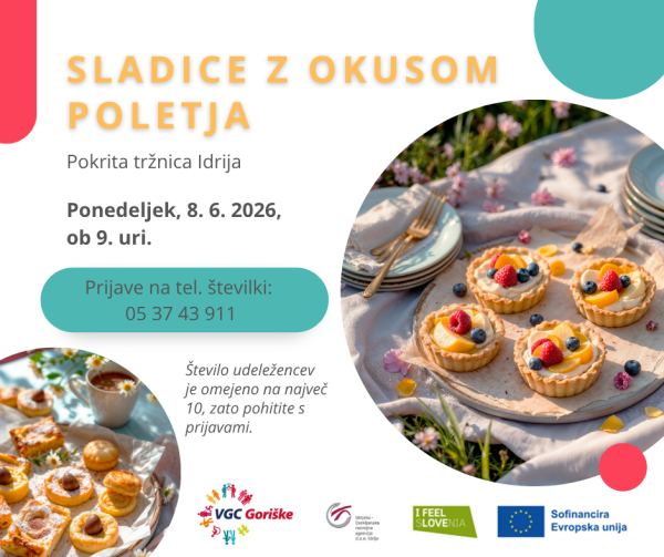 Sladice z okusom poletja 