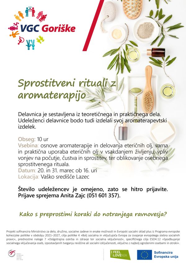 Sprostitveni rituali z aromaterapijo